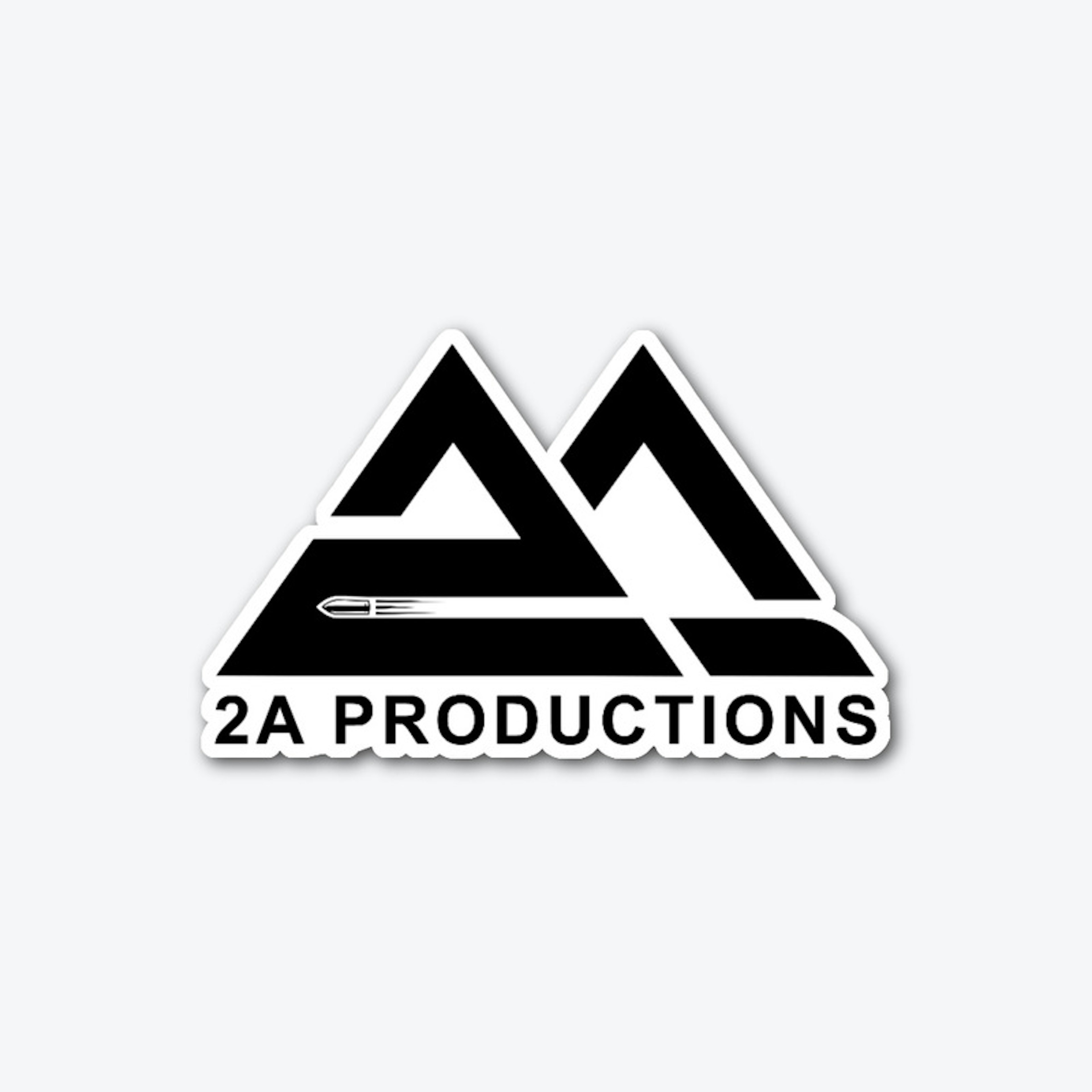 2A Productions Die Cut Sticker